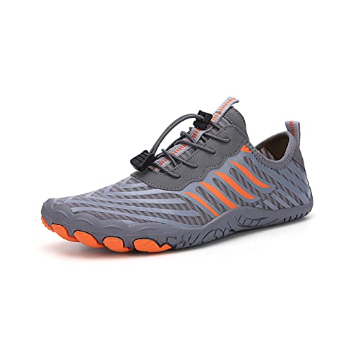 Morbuy Sommer Strandschuh Badeschuhe Wasserschuhe, Trekking Schwimmschuhe Damen Herren Schnell Trocknend rutschfeste Aquaschuhe Barfuß Schuhe 35-46 für Outdoor Surf Yoga Wassersport von Morbuy