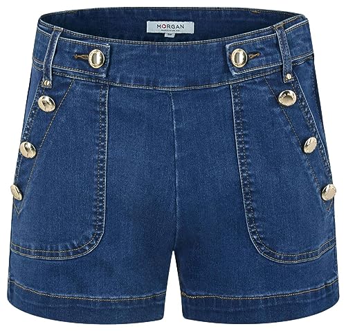 Morgan Damen 221-shanoa1 Klassische Shorts, Jeans Stone, 38 von Morgan