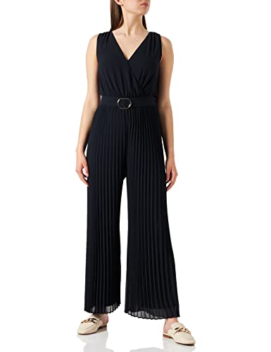 Morgan Lockerer Jumpsuit mit plissierten Beinen Marine 34 von Morgan