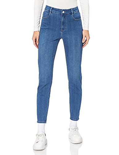 Morgan Damen Denim Slim basique 212-PAM Hose, Jeans Stone, 34 von Morgan