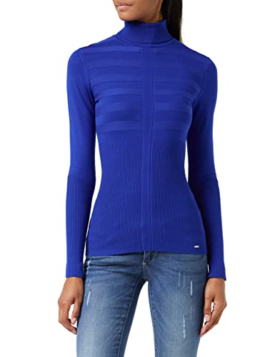 Morgan Damen Langarm Rollkragenpullover MENTOS Pullover Pull Manche Longue Col Roulé Mentos, Bleu Roi, XXL (Herstellergröße: XXL) von Morgan