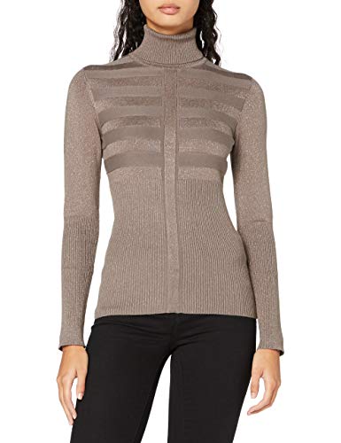 Morgan Langärmeliger Rollkragenpullover Beige (Taupe) XS von Morgan