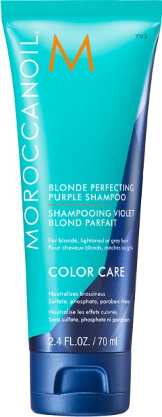 Moroccanoil Blonde Perfecting Purple Shampoo 70 ml von Moroccanoil