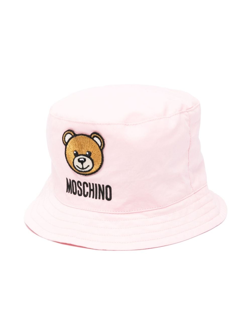 Moschino Kids Hut mit Teddy - Rosa von Moschino Kids