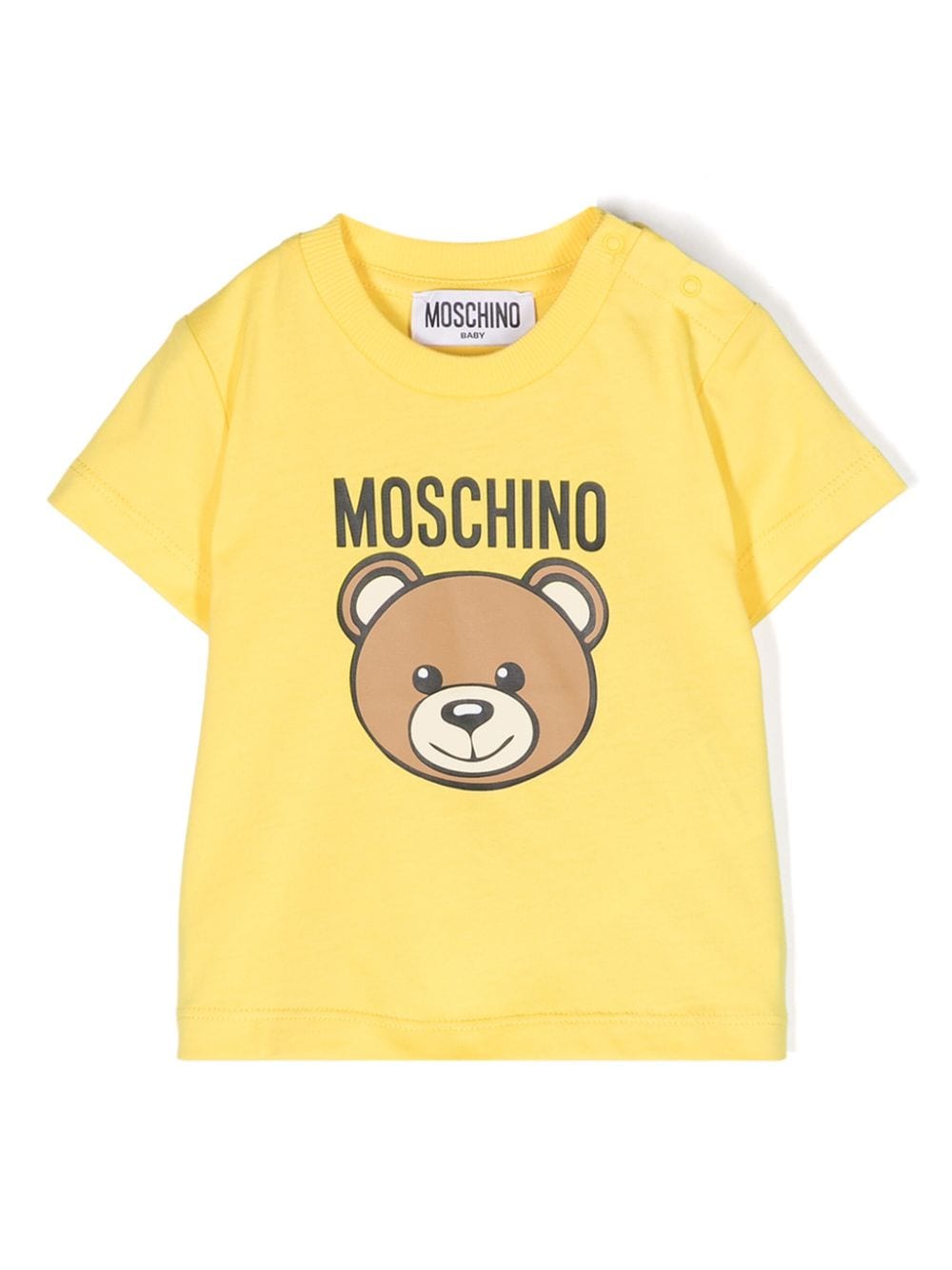 Moschino Kids T-Shirt mit Teddy-Print - Gelb von Moschino Kids