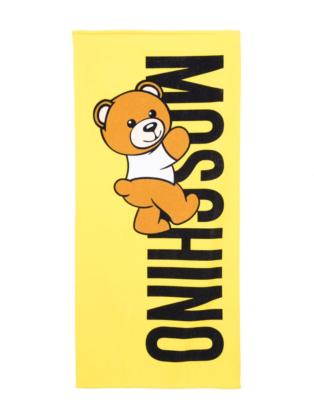Moschino Kids Handtuch mit Teddy-Print - Gelb von Moschino Kids