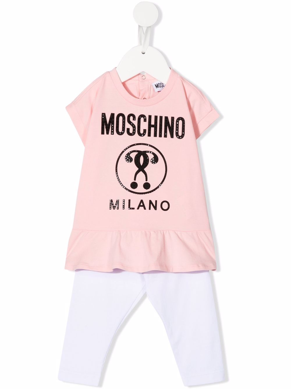 Moschino Kids Set aus T-Shirt und Leggings - Rosa von Moschino Kids