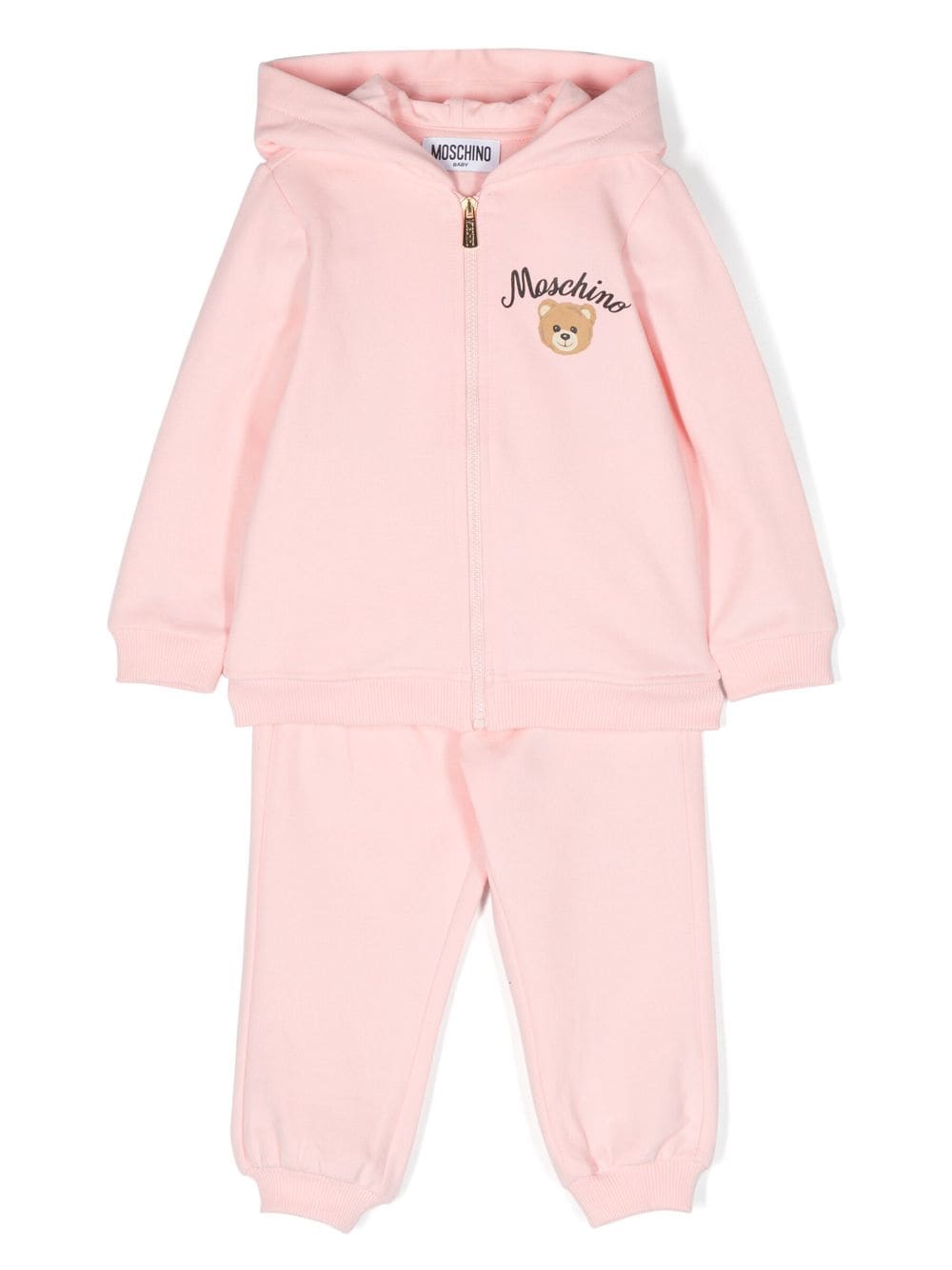 Moschino Kids Jogginganzug mit Logo-Print - Rosa von Moschino Kids