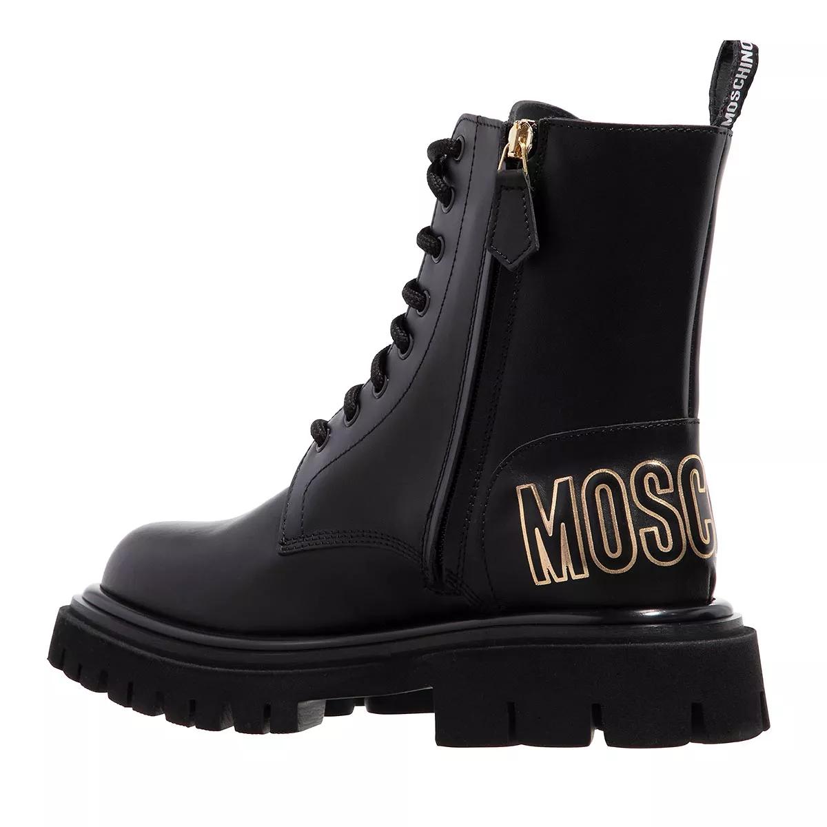 Moschino Boots & Stiefeletten - St.Ttod.Brick+Gua45 Vitello - Gr. 39 (EU) - in Schwarz - für Damen von Moschino