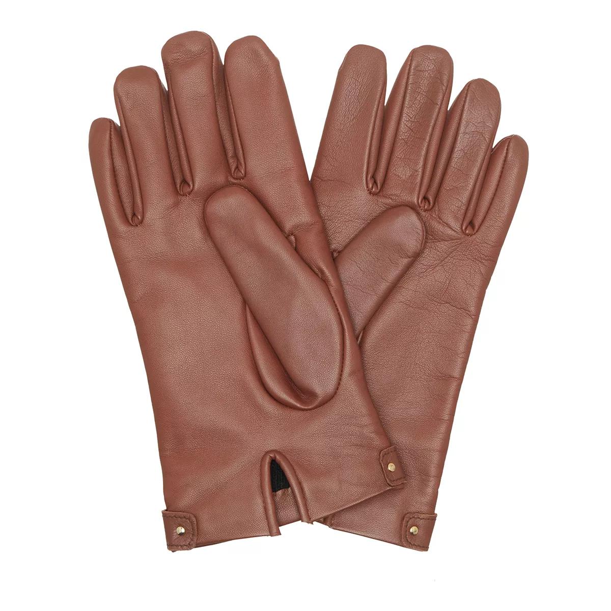 Moschino Handschuhe - Glove M5168 - Gr. L - in Braun - für Damen von Moschino