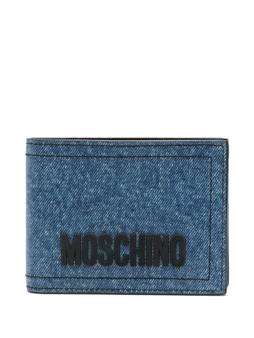 Moschino Jeans-Portemonnaie mit Logo - Blau von Moschino