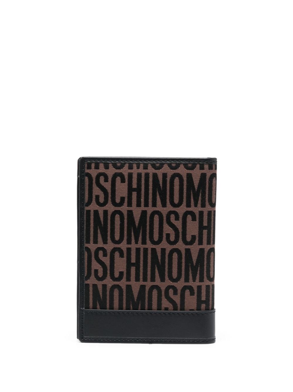 Moschino Portemonnaie mit Jacquardmuster - Braun von Moschino