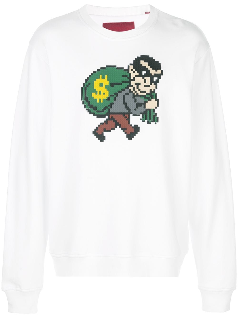 Mostly Heard Rarely Seen 8-Bit Sweatshirt mit Dieb-Print - Weiß von Mostly Heard Rarely Seen 8-Bit