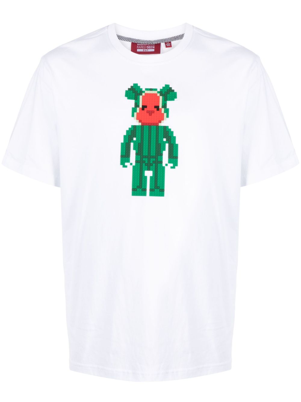 Mostly Heard Rarely Seen 8-Bit Watermelon Bear T-Shirt - Weiß von Mostly Heard Rarely Seen 8-Bit