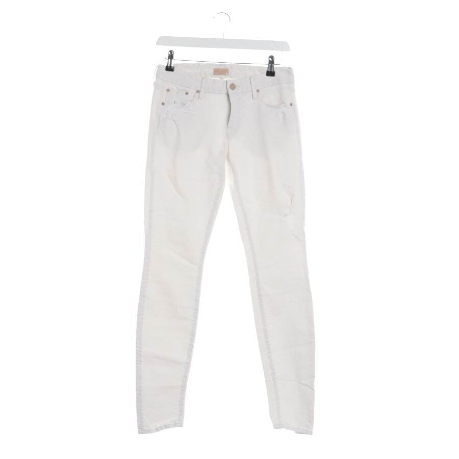 Mother Jeans Skinny W26 Weiß von Mother