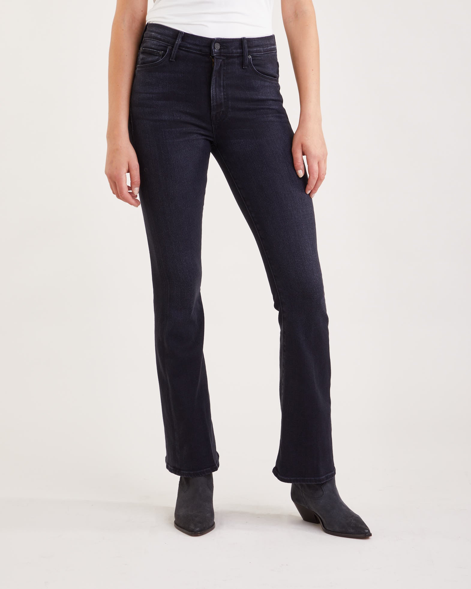 Mother Jeans The Weekender Deep End Black Mother Jeans The Weekender Deep End Black von Mother