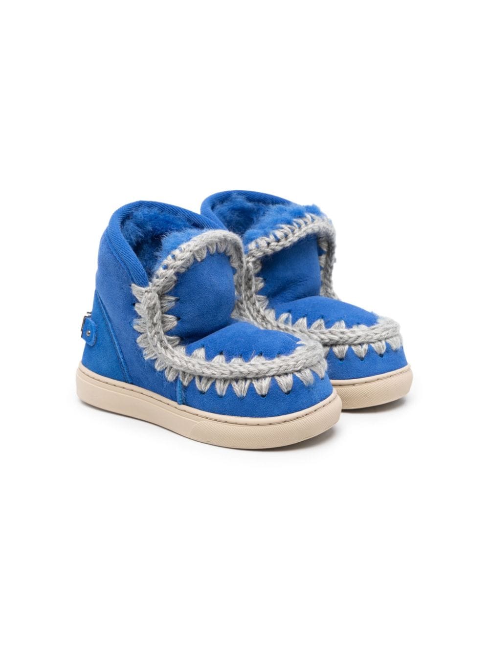 Mou Kids Stiefeletten aus Wildleder - Blau von Mou Kids