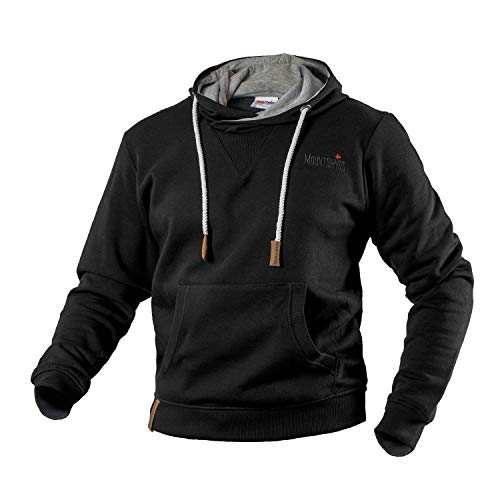 Mount Swiss MS-Matteo, Kapuzenpullover, Black.New, Gr. L von Mount Swiss