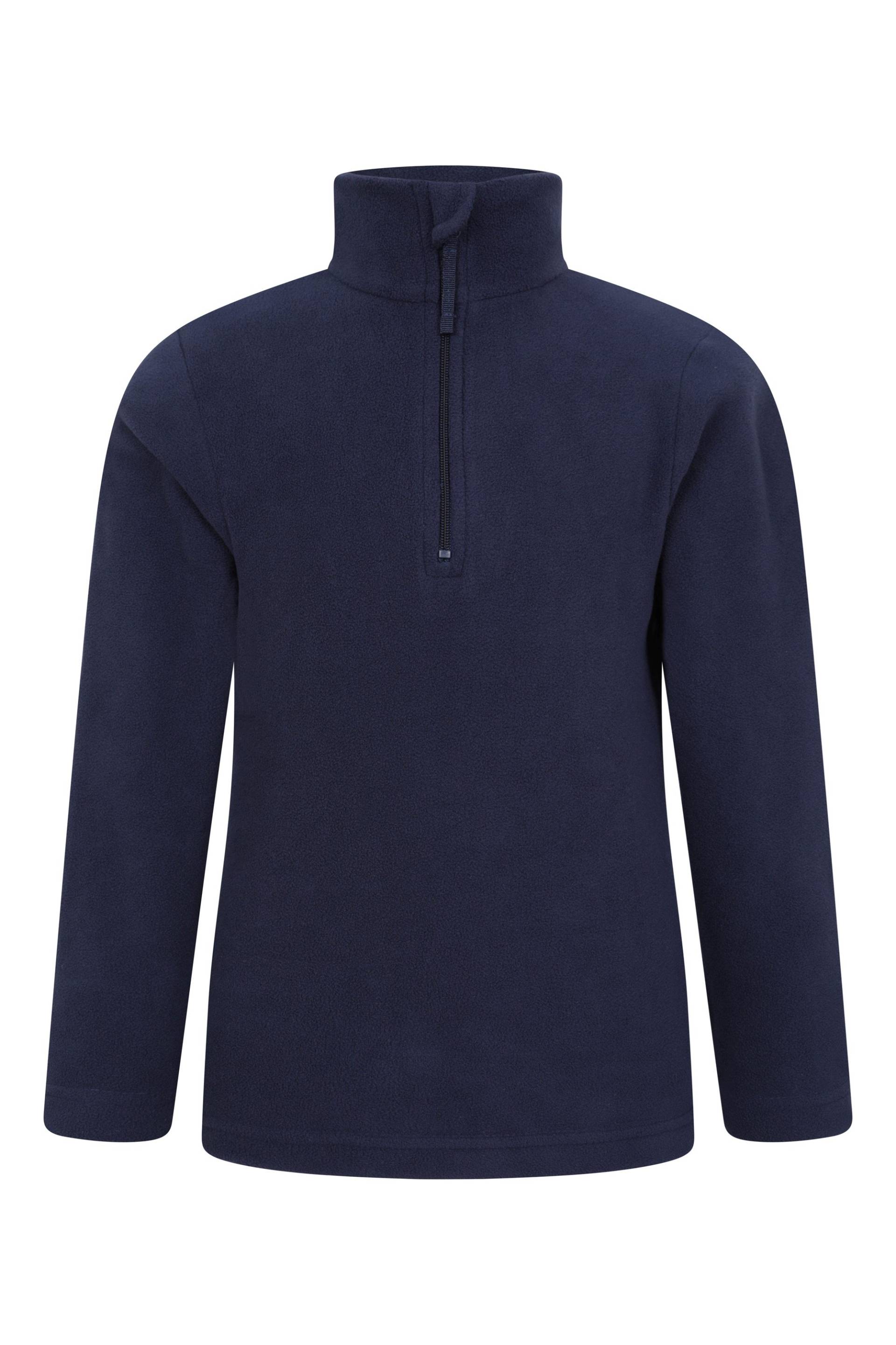 Camber II Kinder-Fleece mit Reißverschluss - Blau von Mountain Warehouse