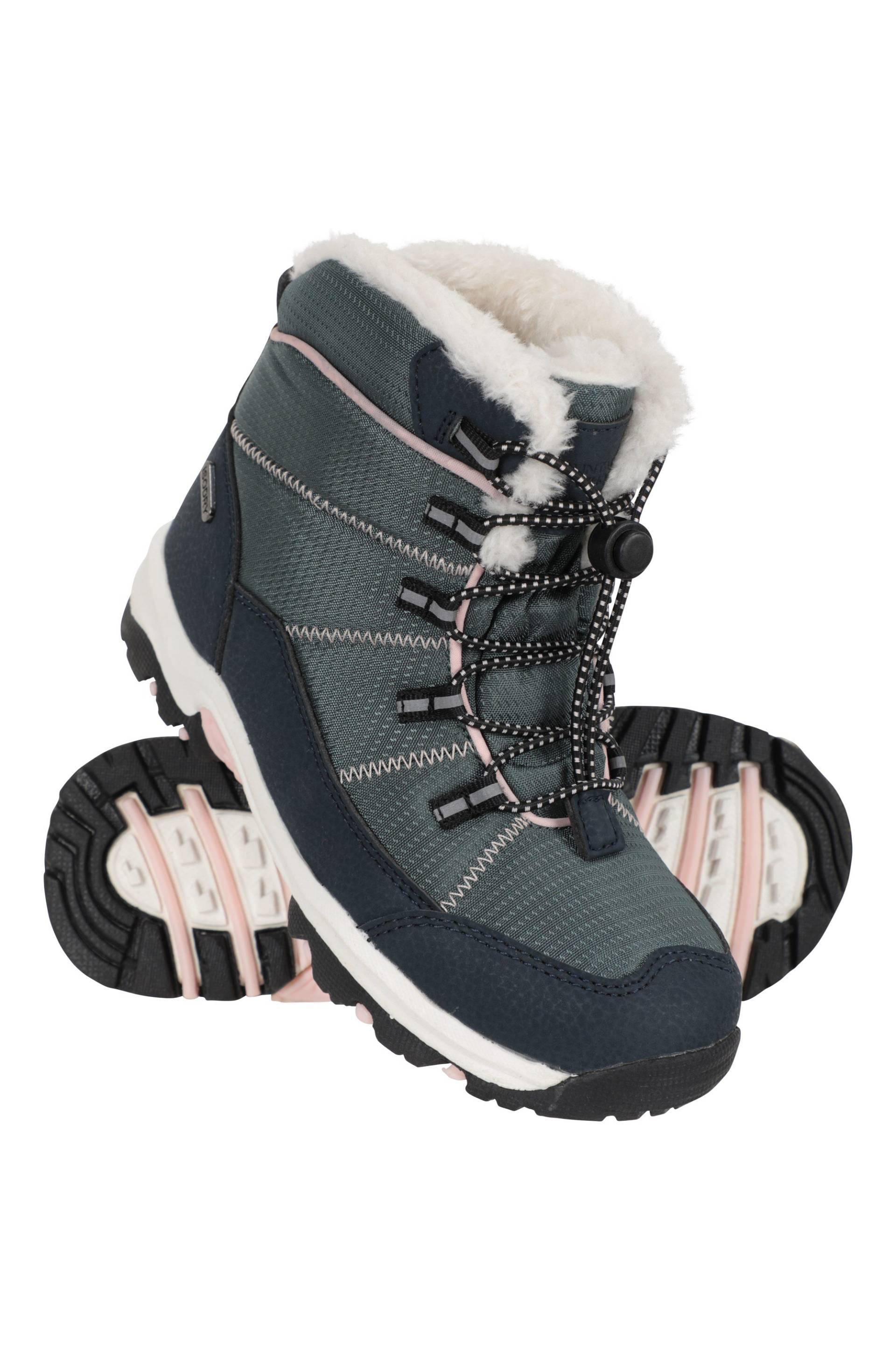 Comet Wasserdichte Kinder Schneestiefel - Khaki von Mountain Warehouse