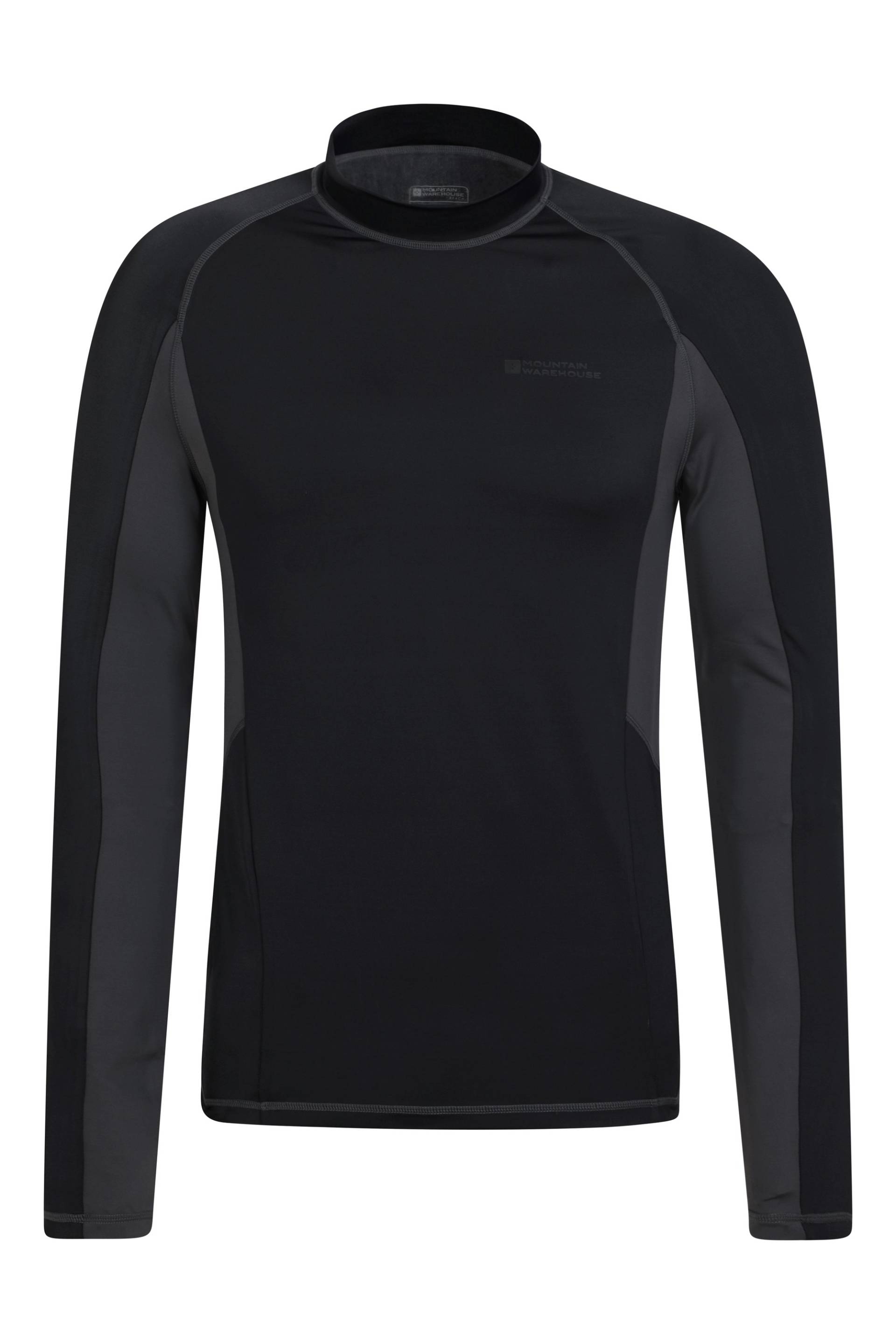 Cove Recyceltes Herren Langarm Rash Guard - Grau von Mountain Warehouse