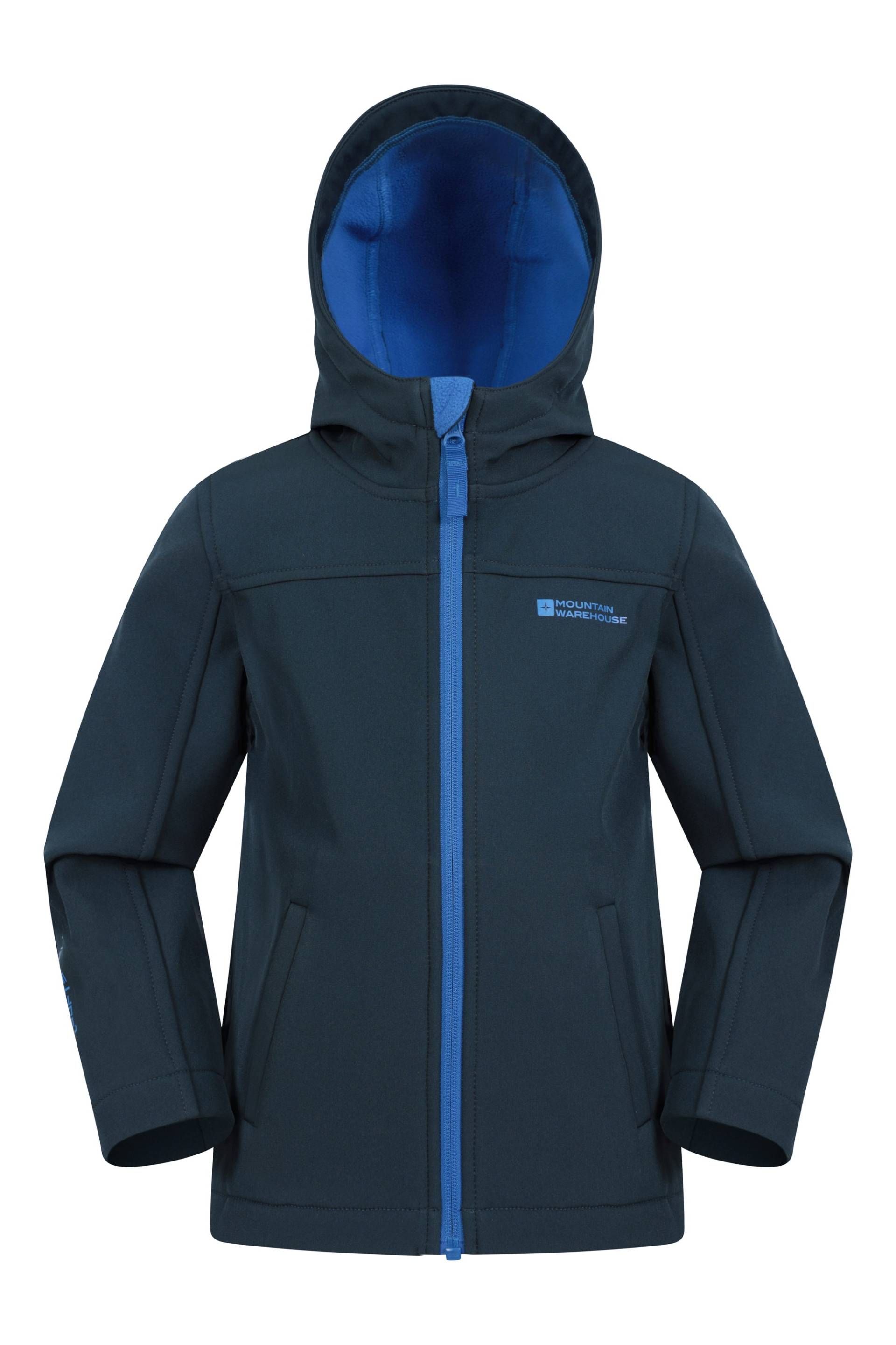 Exodus Kinder Softshell-Jacke - Marineblau von Mountain Warehouse