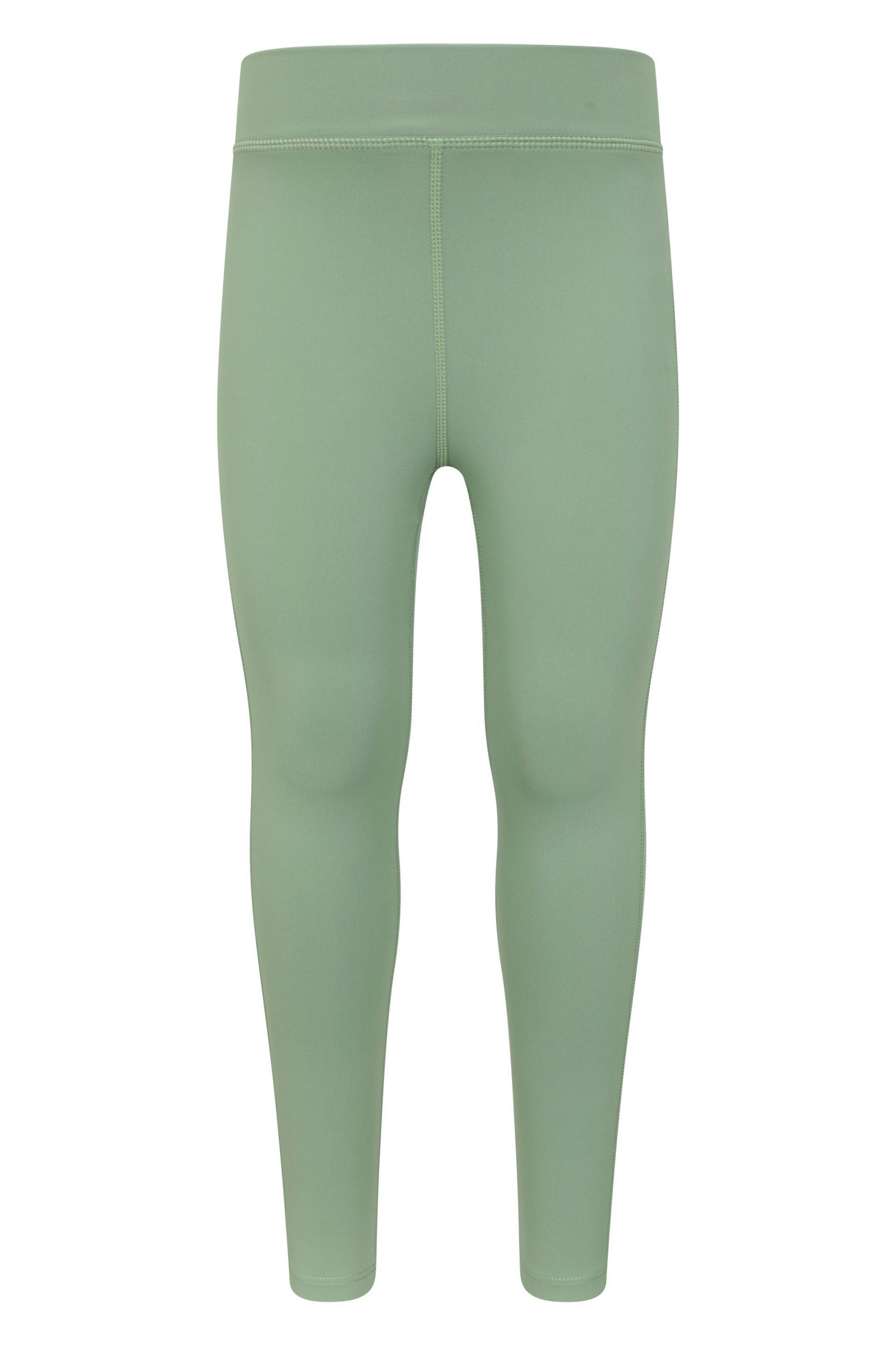 Flick Flack Soft-Touch Kinder-Leggings - Khaki von Mountain Warehouse