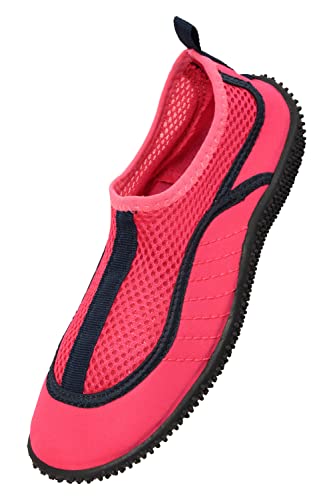 Mountain Warehouse Bermuda Aqua-Schuhe für Kinder - Neopren-Schwimmschuhe, Netzeinsätze, leicht, Wasserschuhe, Schuhsocken - Für Strand, Wasser und Tauchen Rosa 32 von Mountain Warehouse