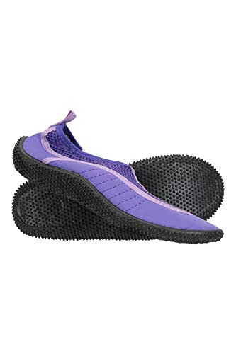 Mountain Warehouse Bermuda Aqua-Schuhe für Kinder - Neopren-Schwimmschuhe, Netzeinsätze, leicht, Wasserschuhe, Schuhsocken - Für Strand, Wasser und Tauchen Violett 37 von Mountain Warehouse