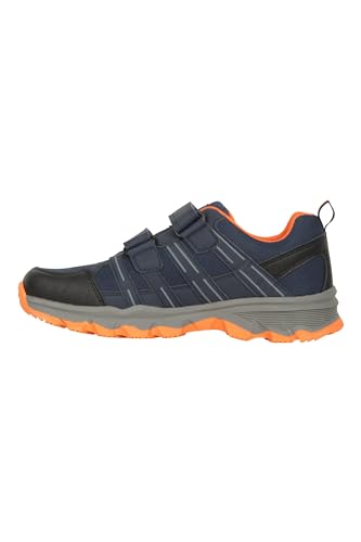 Mountain Warehouse Cannonball Wanderschuhe für Kinder - Allwetterschuhe für Kinder, Bequeme Trekkingschuhe, strapazierfähige Laufsohle Dunkelblau 34 von Mountain Warehouse