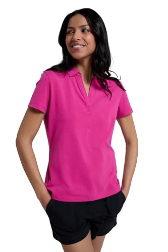 Mountain Warehouse Damen Polo T-Shirt mit UV-Schutz Intensiv Pink Damengröße EU 40 Mountain Warehouse Damen Polo T-Shirt mit UV-Schutz Intensiv Pink Damengröße EU 40 von Mountain Warehouse