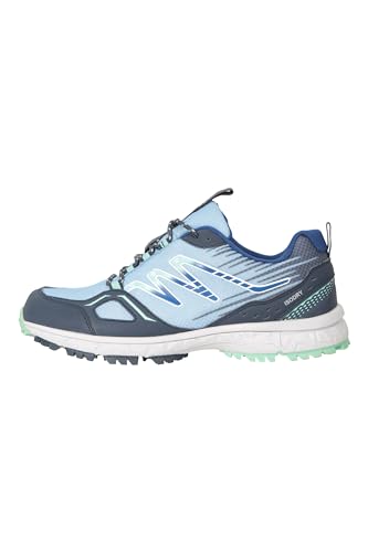 Mountain Warehouse Lakeside Trail, wasserdichte Laufschuhe für Damen - mit Phylon-Mittelsohle, leicht, Außensohle aus Gummi, Obermaterial Mesh - für Laufen Grün 42 EU von Mountain Warehouse