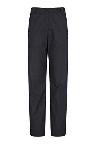 Mountain Warehouse Quest Damenhose - Lange Hosen, UPF50 +, schnell trocknend, leicht, atmungsaktiv, Taschen - Ideal für Reisen, Outdoor, Walking, Wandern Schwarz 46 von Mountain Warehouse