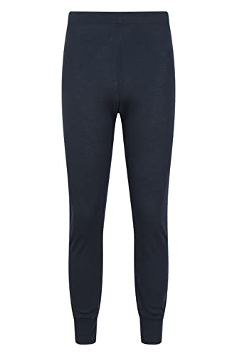 Mountain Warehouse Talus Thermohose als Baselayer für Herren - Herrenhose mit Wärmerückhaltung, leicht, schnelltrocknende Hose - Für Camping bei kaltem Wetter Winter Marineblau 4XL von Mountain Warehouse