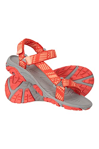 Mountain Warehouse Tide Sandalen für Kinder - Neoprenfutter, Laufsohle aus 100% Gummi, Flipflops mit Klettverschluss - Für Herbst Winterspaziergänge Orange 37 von Mountain Warehouse