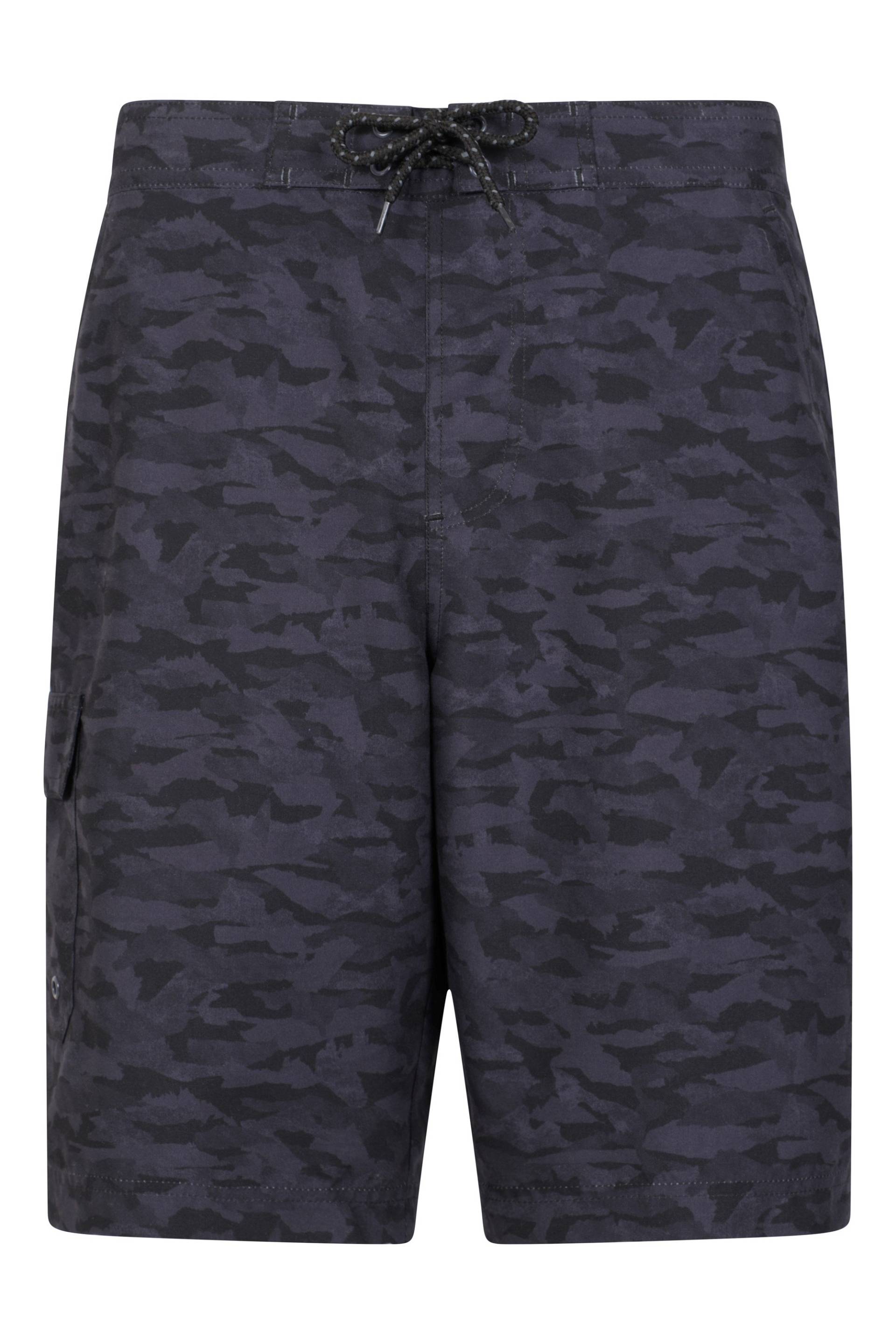 Ocean Herren-Boardshorts - Gemustert - Grau von Mountain Warehouse