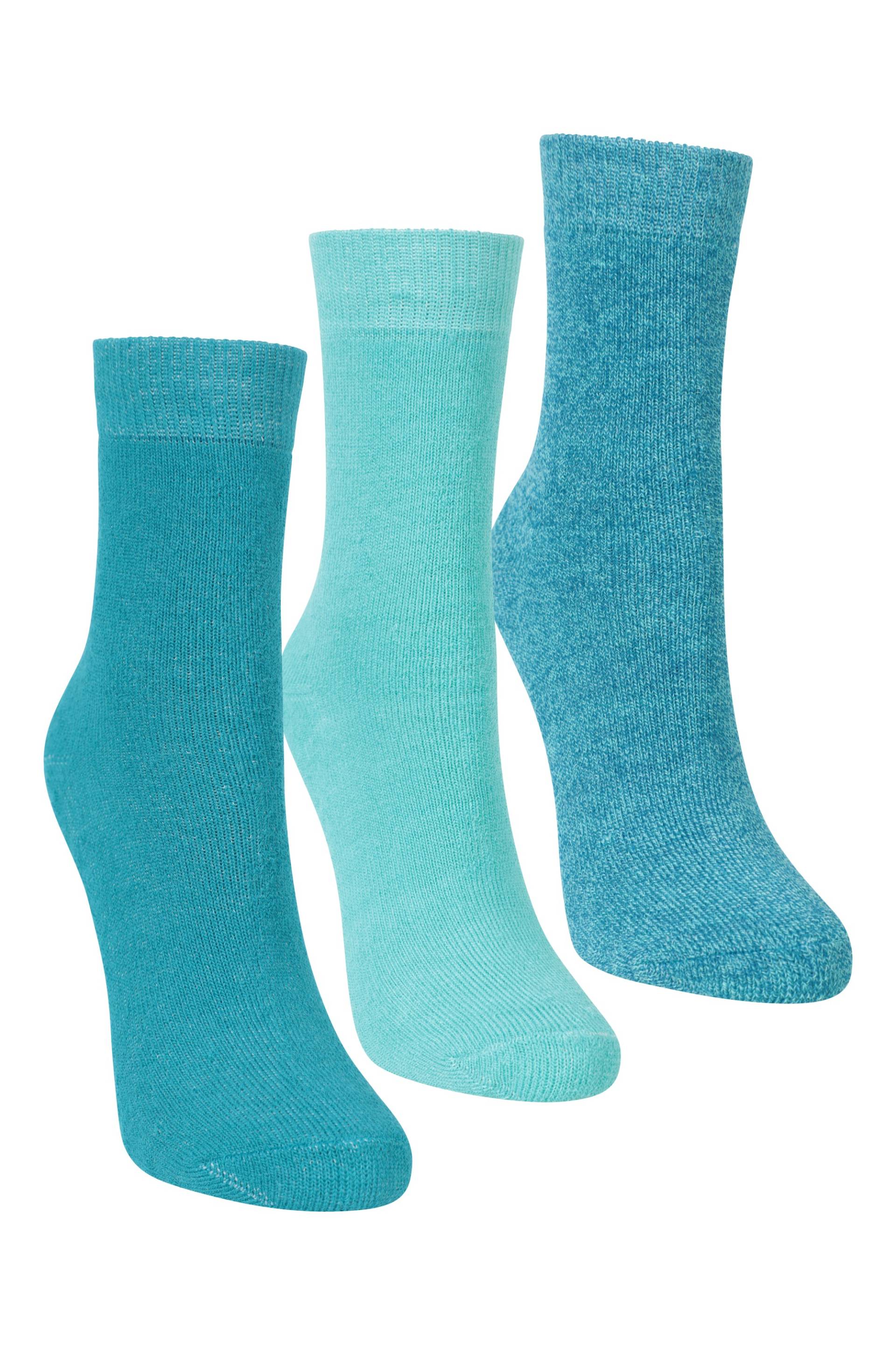 Outdoor Kindersocken - 3er Pack - Hell Blau von Mountain Warehouse