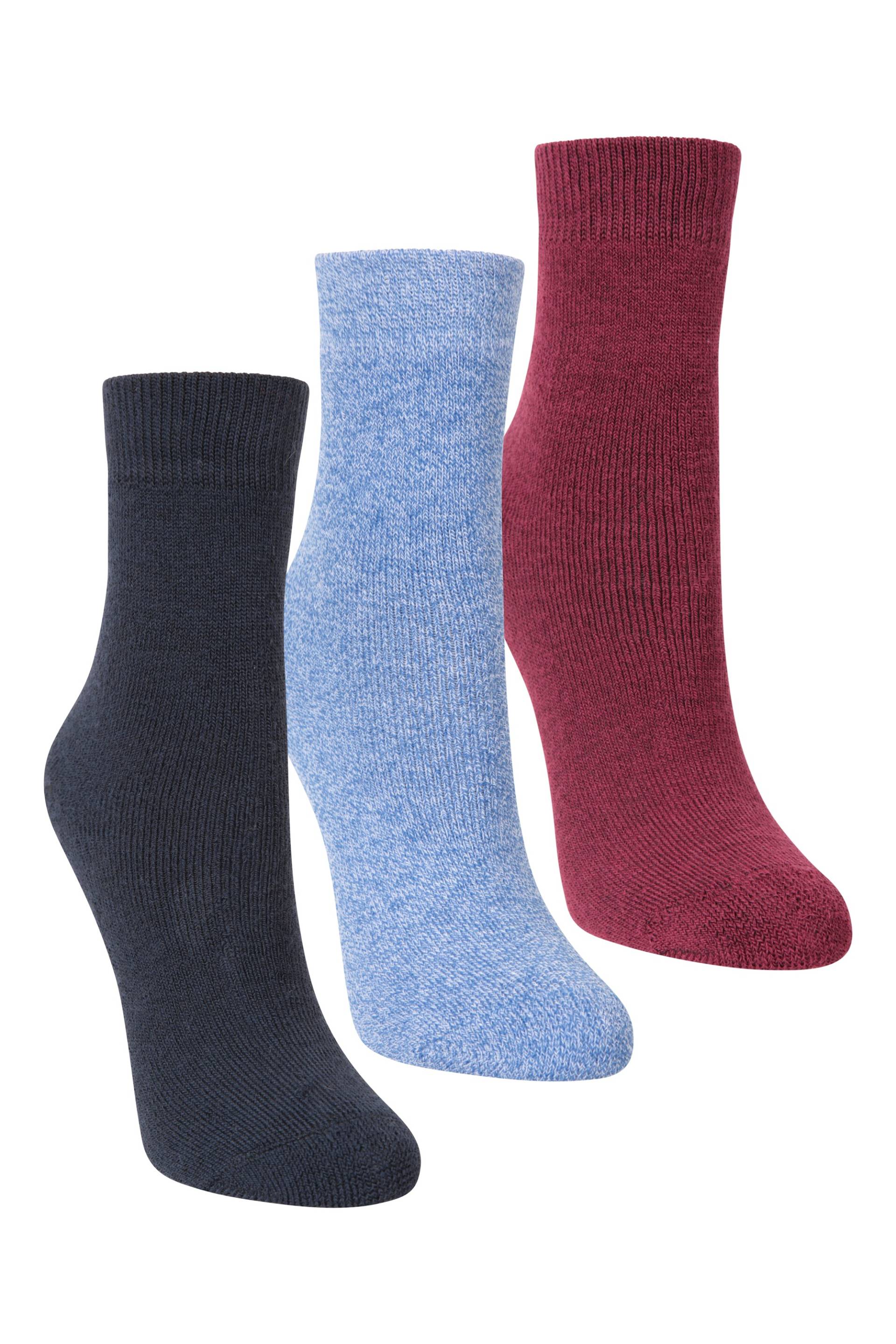 Outdoor Kindersocken - 3er Pack - Marineblau von Mountain Warehouse