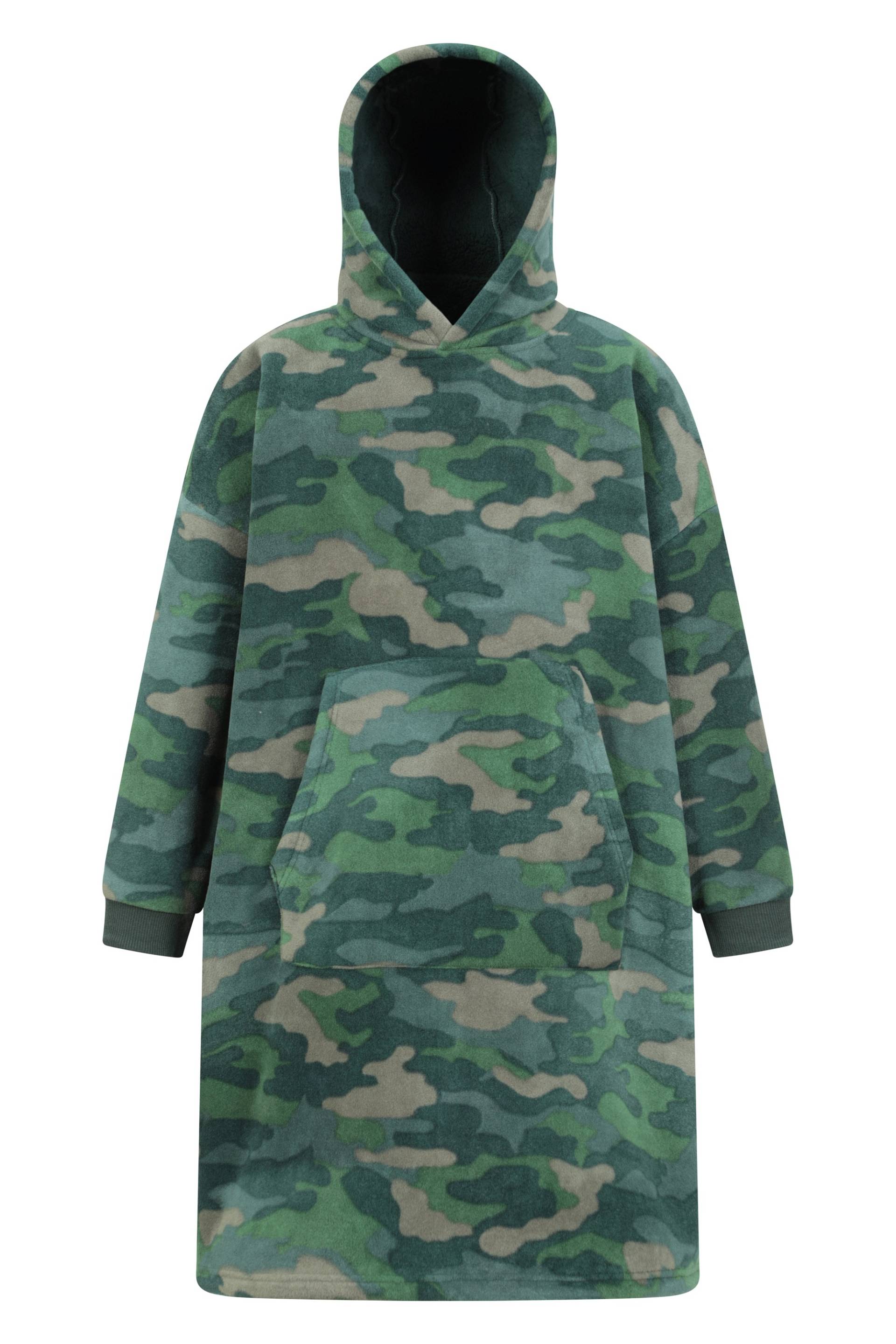 Snug Gefütterte Kinder Hoodie-Decke - Khaki von Mountain Warehouse