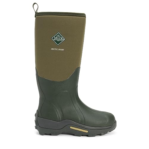 Muck Boots Arctic Sport Tall, Unisex Erwachsene Arbeits-Gummistiefel, Grün (Moss 333A), 37 EU (4 UK) von Muck Boots