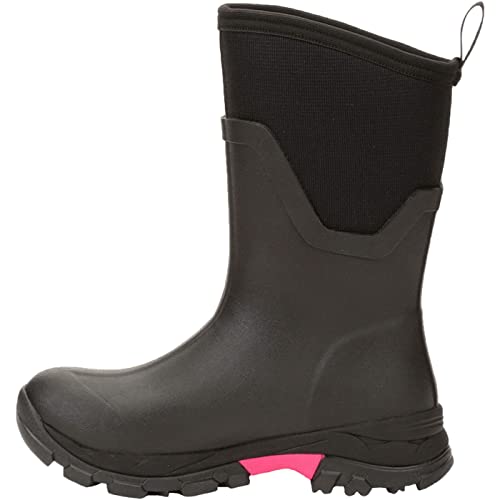 Muck Boots Damen Arctic Ice Mid Achat Gummistiefel, Schwarz Hot Pink, 39/40 EU von Muck Boots