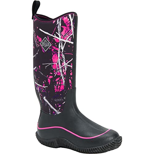 Muck Boots Damen Womens Hale Prints Gummistiefel, Schwarz (Black/Muddy Girl Camo), 43 EU von Muck Boots