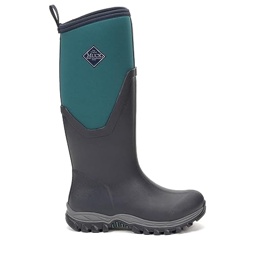 Muck Boots Jungen Mädchen Arctic Sport II Tall Gummistiefel, Navy/Spruce, 21 EU von Muck Boots