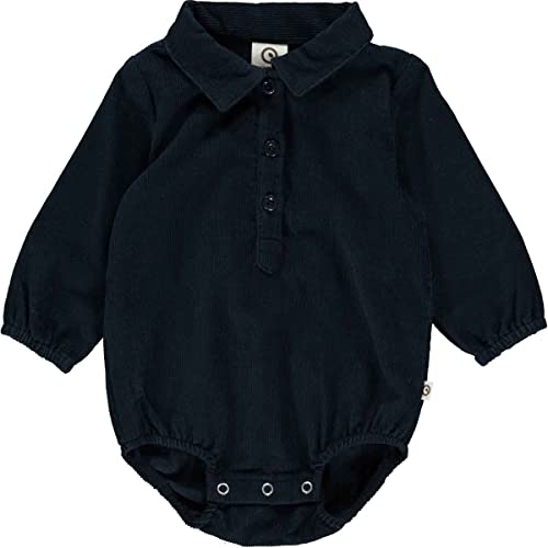 Müsli by Green Cotton Baby Boys Corduroy l/s Body Base Layer, Night Blue, 80 von Müsli by Green Cotton