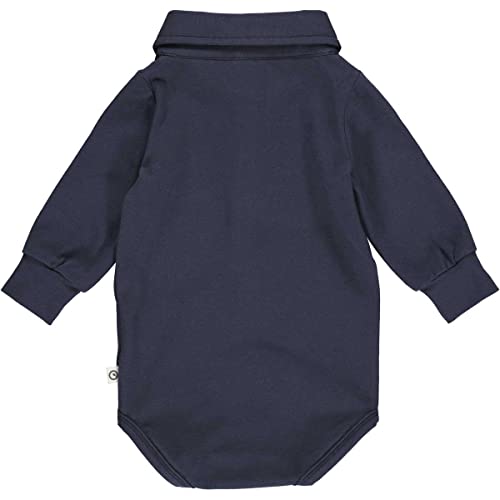 Müsli by Green Cotton Baby Boys Cozy me Shirt Body and Toddler Sleepers, Night Blue, 86 von Müsli by Green Cotton