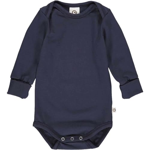 Müsli by Green Cotton Baby Boys Cozy me l/s Body Base Layer, Night Blue, 80 von Müsli by Green Cotton