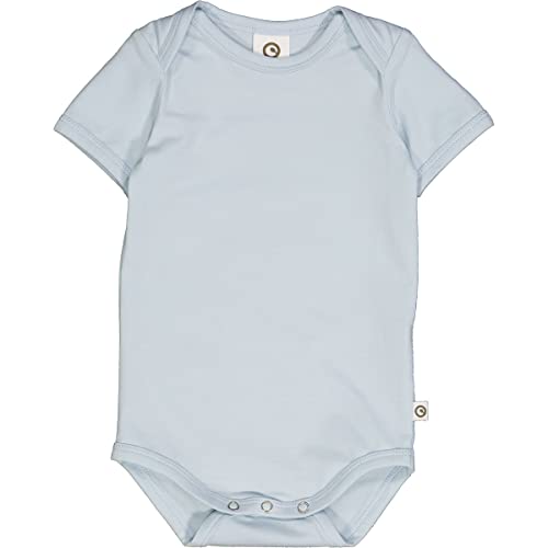 Müsli by Green Cotton Baby Boys Cozy me s/s Body Base Layer Underwear, Balsam Blue, 98 von Müsli by Green Cotton