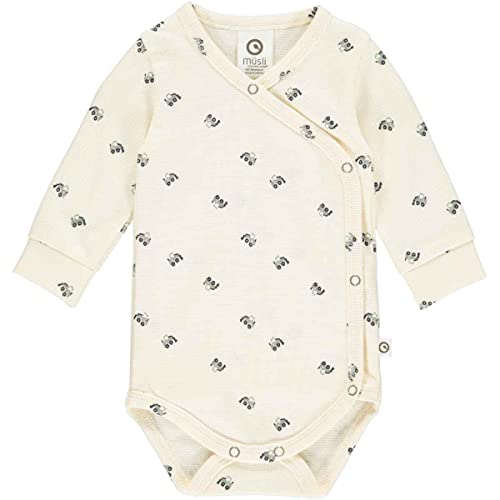 Müsli by Green Cotton Baby Boys Mini me l/s Body Base Layer, Buttercream/Night Blue/Spa Green, 44 von Müsli by Green Cotton