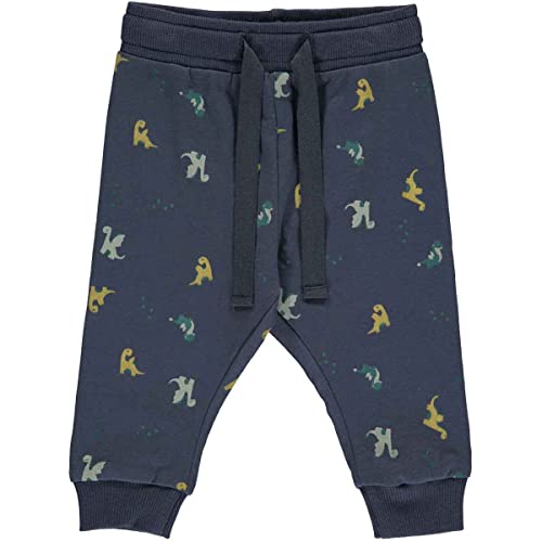 Müsli by Green Cotton Baby - Jungen Dragon Baby Casual Pants, Night Blue/Pine/Moss/Spa Green, 62 EU von Müsli by Green Cotton