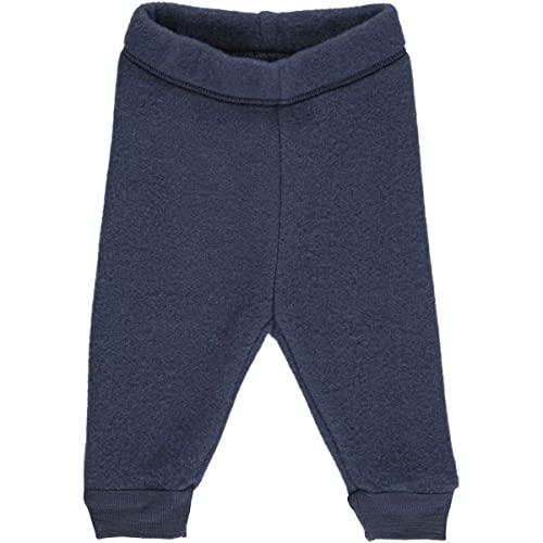 Müsli by Green Cotton Baby - Jungen Woolly Fleece Baby Casual Pants, Night Blue, 62 EU von Müsli by Green Cotton